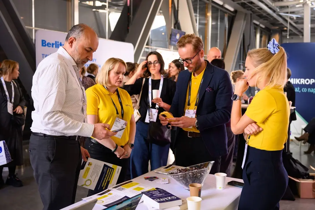 Konsultanci Qmatch HR w rozmowie z uczestnikami konferencji HR
