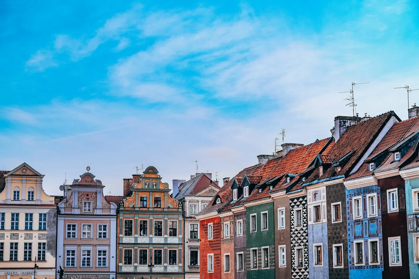Poznań: kamienice na Starym Rynku